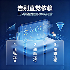 肇庆建站-告别直觉依赖：三步学会数据驱动网站运营