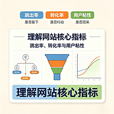 肇庆建站-理解网站核心指标：跳出率、转化率与用户粘性