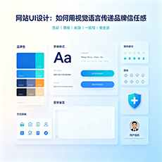 肇庆建站-网站UI设计：如何用视觉语言传递品牌信任感