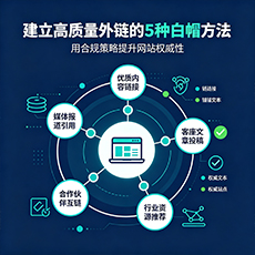肇庆建站-建立高质量外链的5种白帽方法